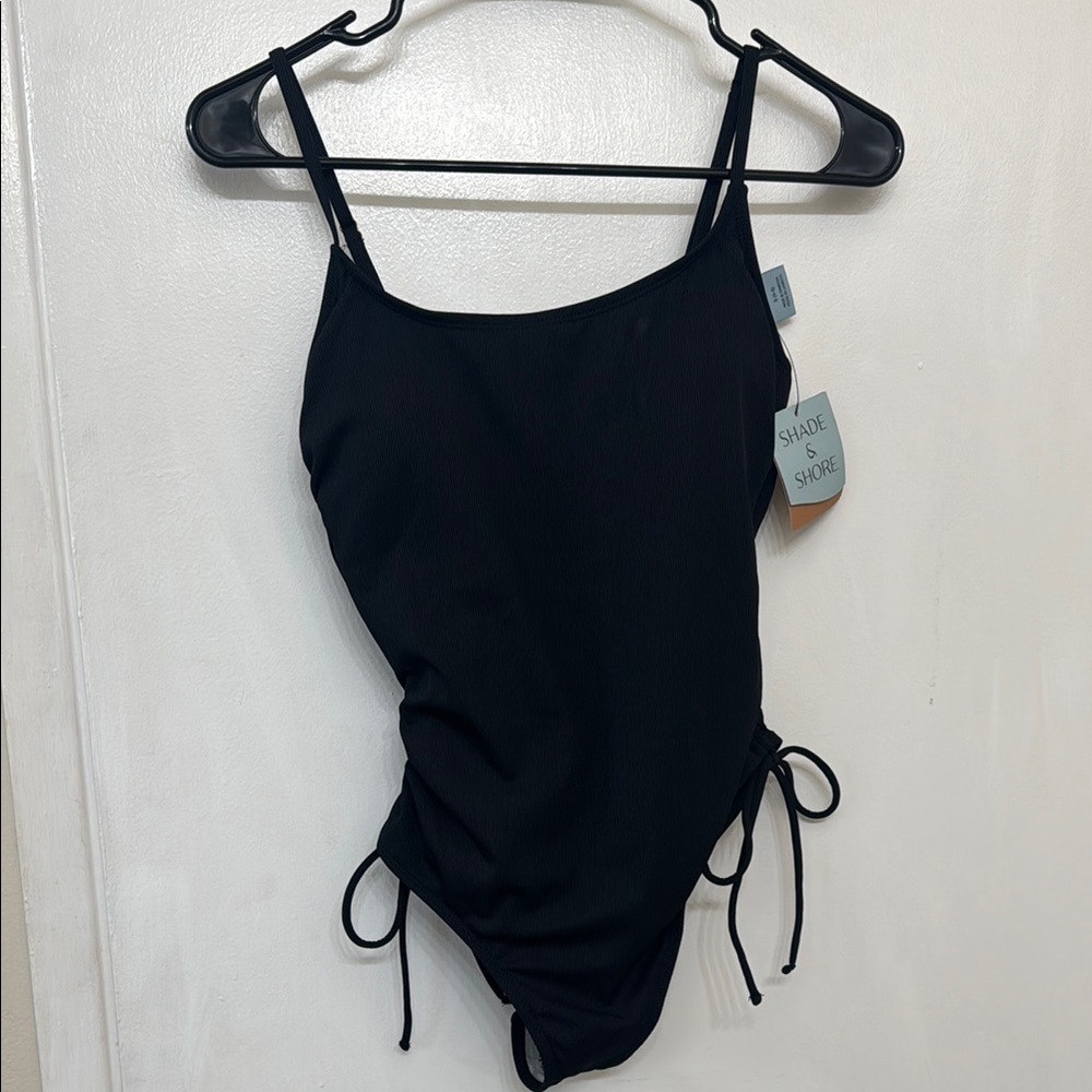 Shade & Shore Black One-Piece Swimsuit